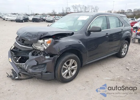 2016 Chevrolet Equinox Ls из США, поврежденный, VIN 2GNALBEK8G6318751